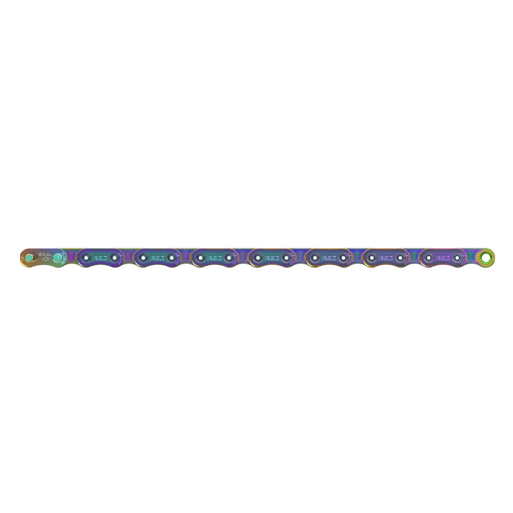 SRAM RED 12-Speed Flattop Chain Rainbow